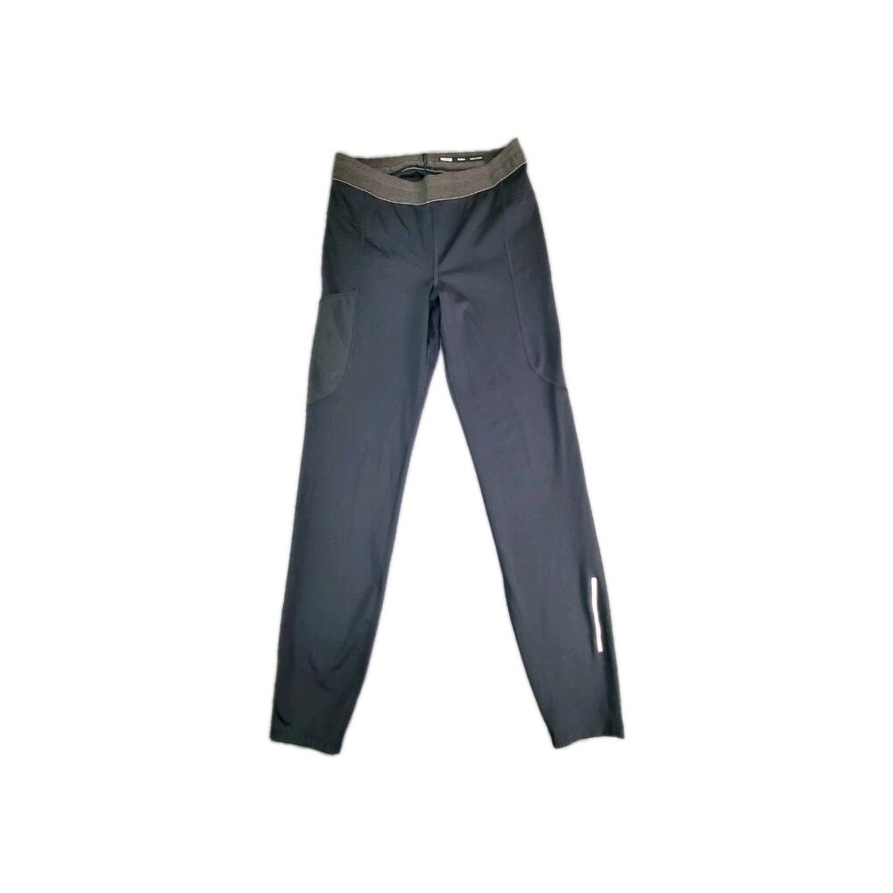 REI Co-op Leggings Womens Sz M Black Pockets Yoga Gym Hike Athleisure Run C34 - Picture 1 of 10